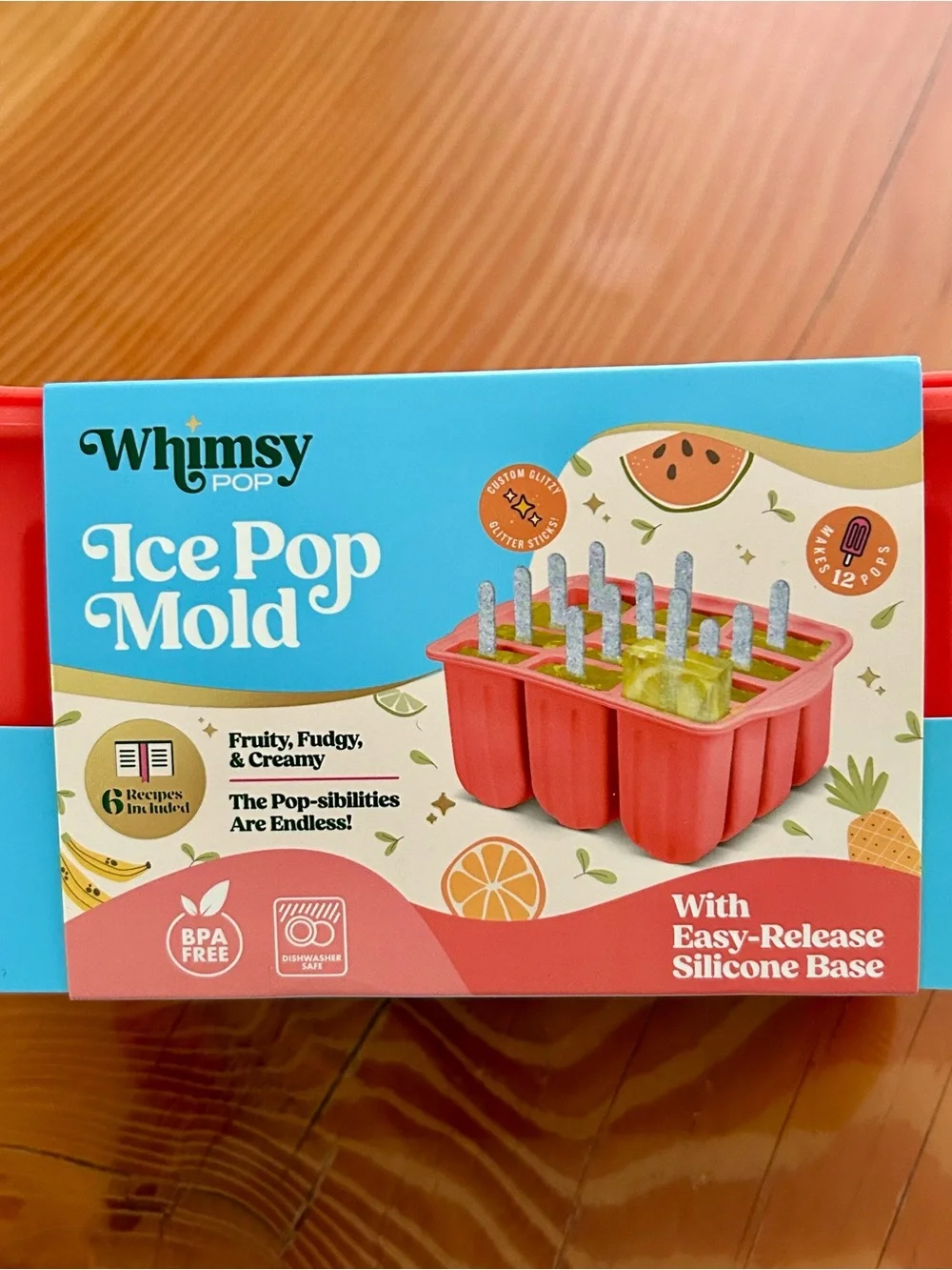 Silicone Popsicle Mold and Cookie Cutters Set